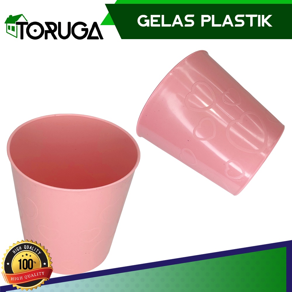 Gelas Cangkir Plastik Cup Gelas Susu Gelas Teh Warna Warni gelas plastik murah souvenir