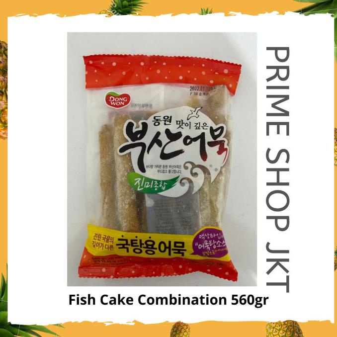 

Dongwon Kue Ikan dengan Saus 560gr Fish Cake Combination Odeng Korea