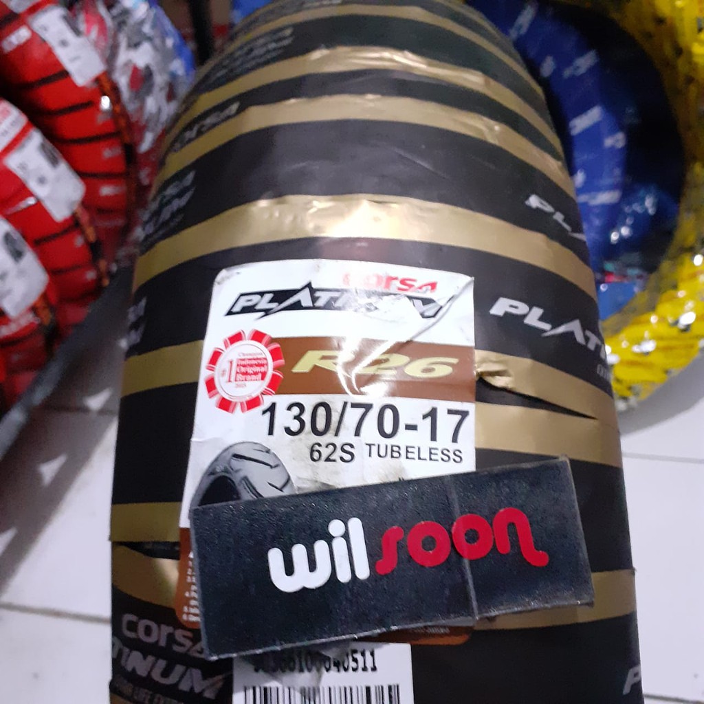 Ban Luar Corsa Platinum R26 130 70-17 Tubeless