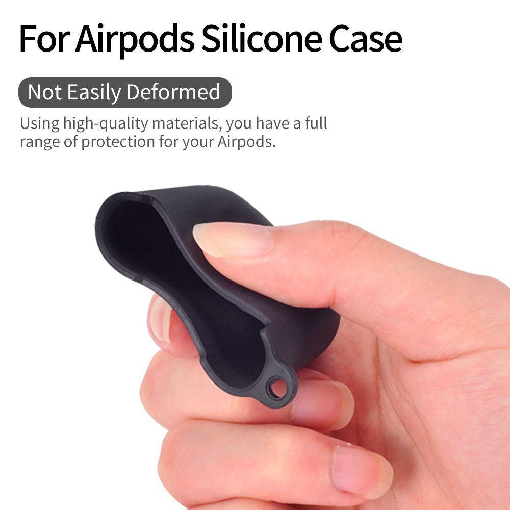 Top Soft Silicone Cover Dont Touch My Pods Mewah Full-Body Pelindung Earphone Headphone Cases