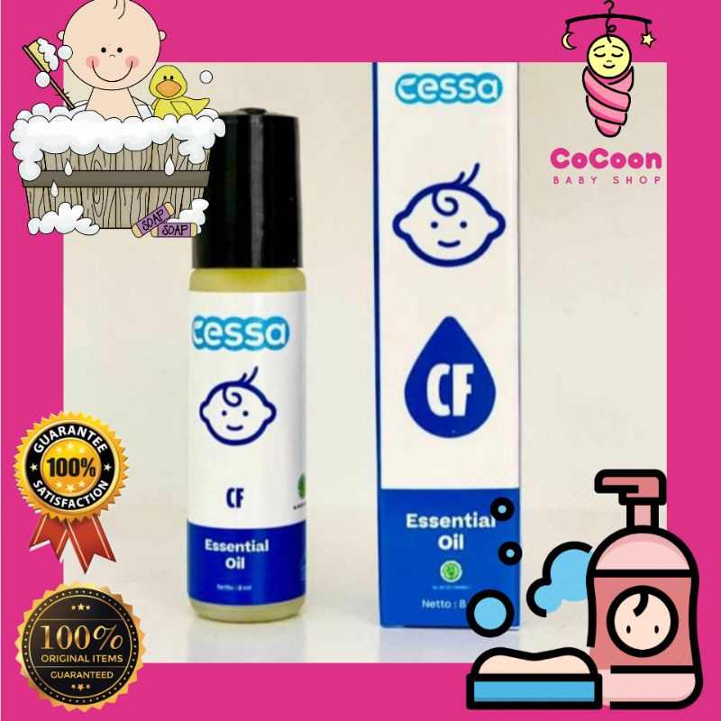 Cessa Cough n Flu oil / Cessa CF Biru / Cessa Baby Happy Nose / Minyak untuk Batuk Pilek Bayi