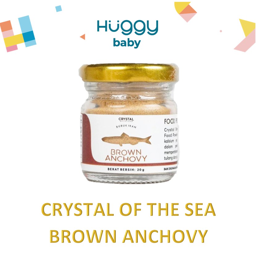 Crystal of the Sea BROWN Anchovy Powder Bubuk Teri Jengki BPOM HALAL