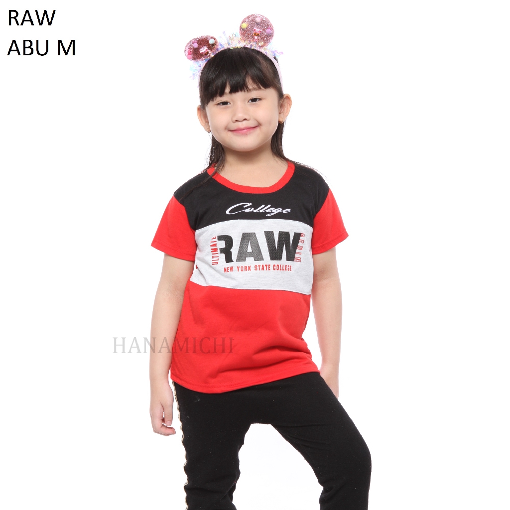 Hanamichi RAW Kaos Anak Lengan Pendek