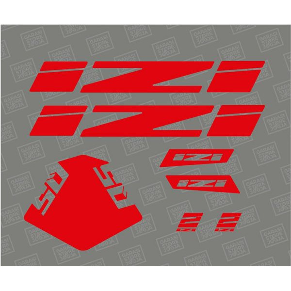 [ COD & FREE ONGKIR ] Decal Cutting stiker Frame Izi Q5