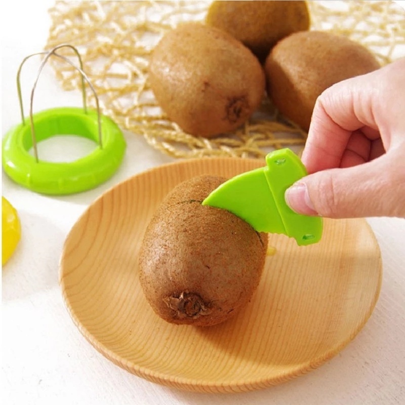 Hot Sale/Sekat Buah Kiwi/Pengupas Buah Removable/Stainless Steel Kiwi Fruit Corker Gadget Dapur