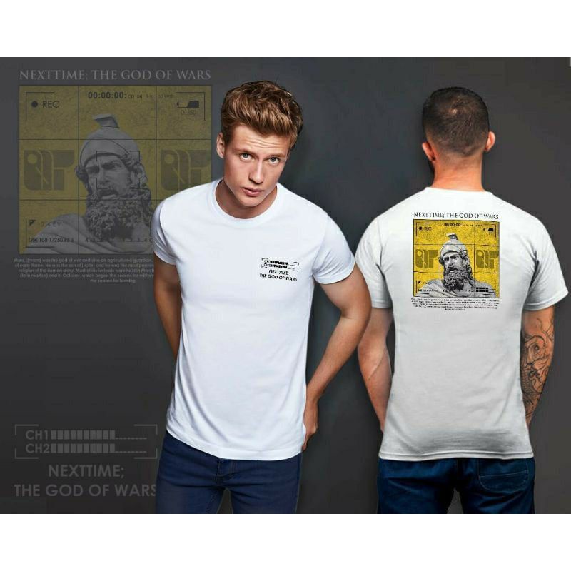 Kaos Tshirt Baju Original NEXT TIME Original God Putih