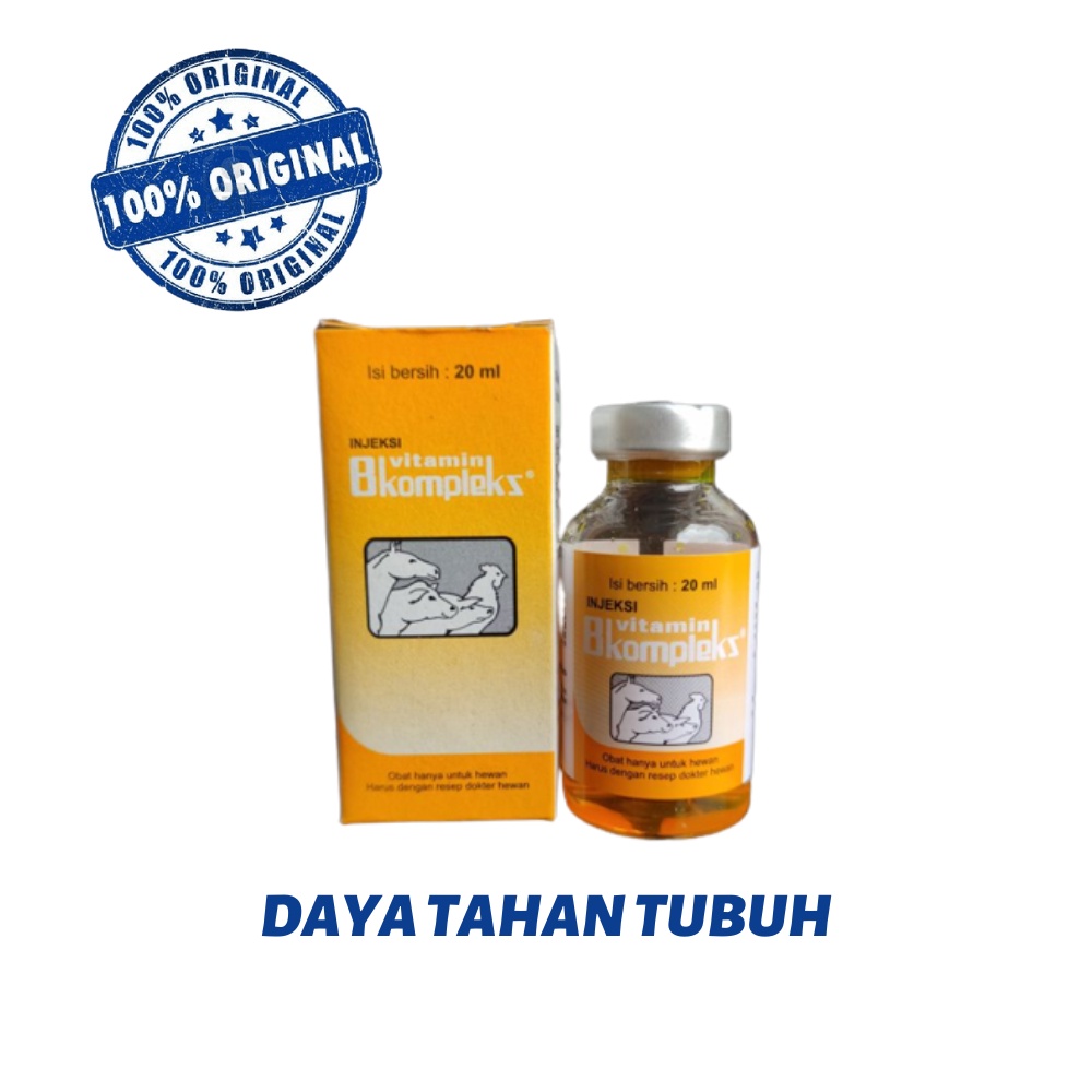 VITAMIN B KOMPLEKS INJEK 20 ml - daya tahan tubuh