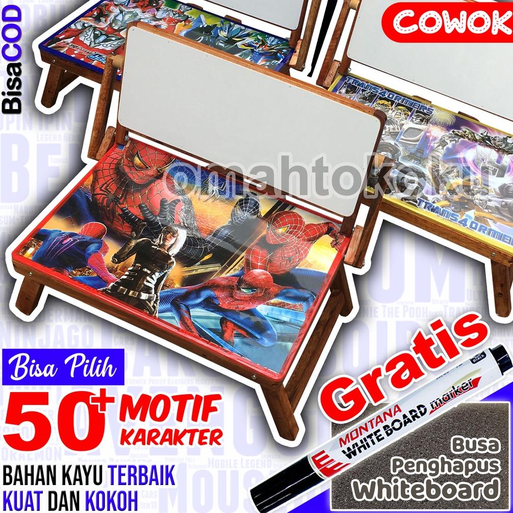 

Motif Cowok Laki Laki Meja Belajar Lipat White Board Bonus Spidol Omahtokoku