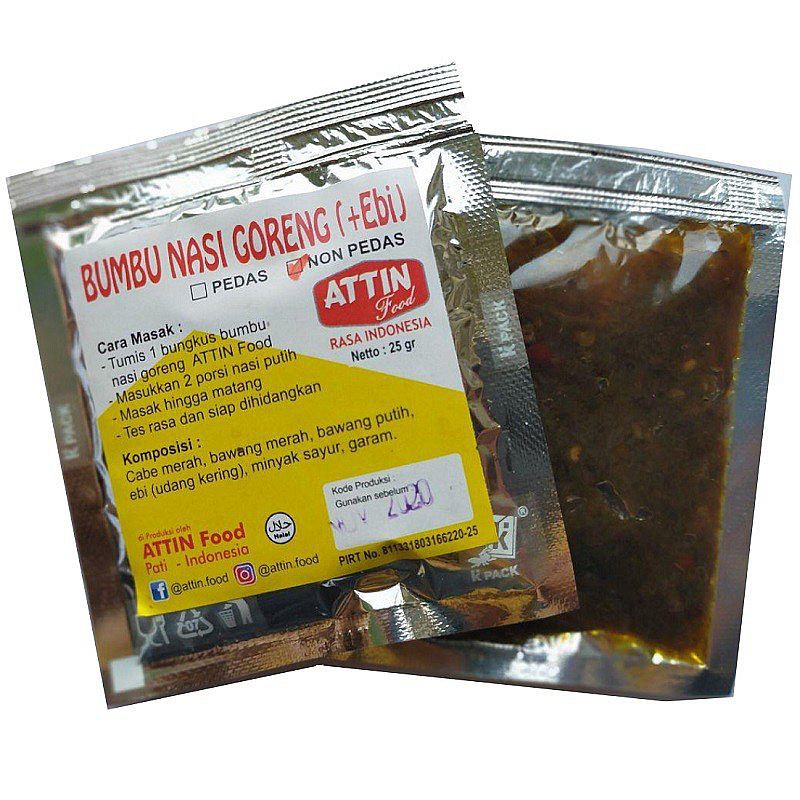

Bumbu Instan Nasi Goreng plus Ebi Siap Masak (Non Pengawet) 25 gr