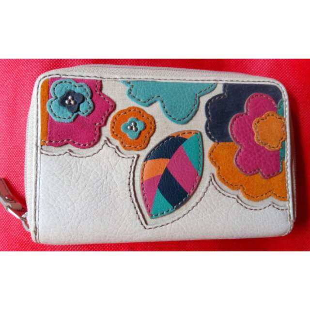 Fossil patchwork bifold wallet