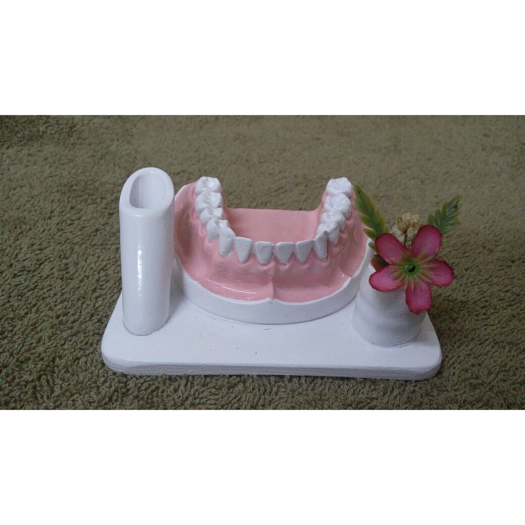 

Tempat Pena Study Model Gigi plus Bunga bisa utk Souvenir.