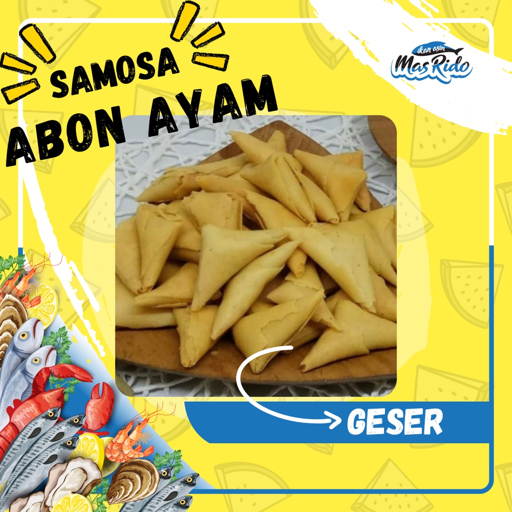 

Samosa Isi Abon Ayam Manis Samosa Gurih Renyah Cemilan Termurah