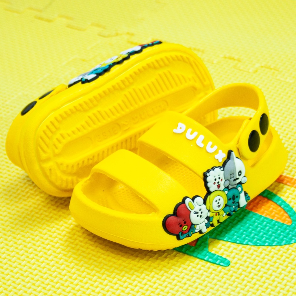 Sandal Let Gunung Anak Perempuan Motif Karakter BT21 (20-25) - 391E