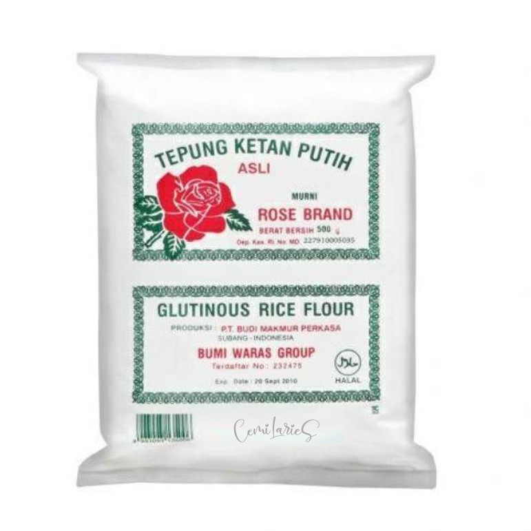 

Tepung Ketan Putih Rose Brand 500gr