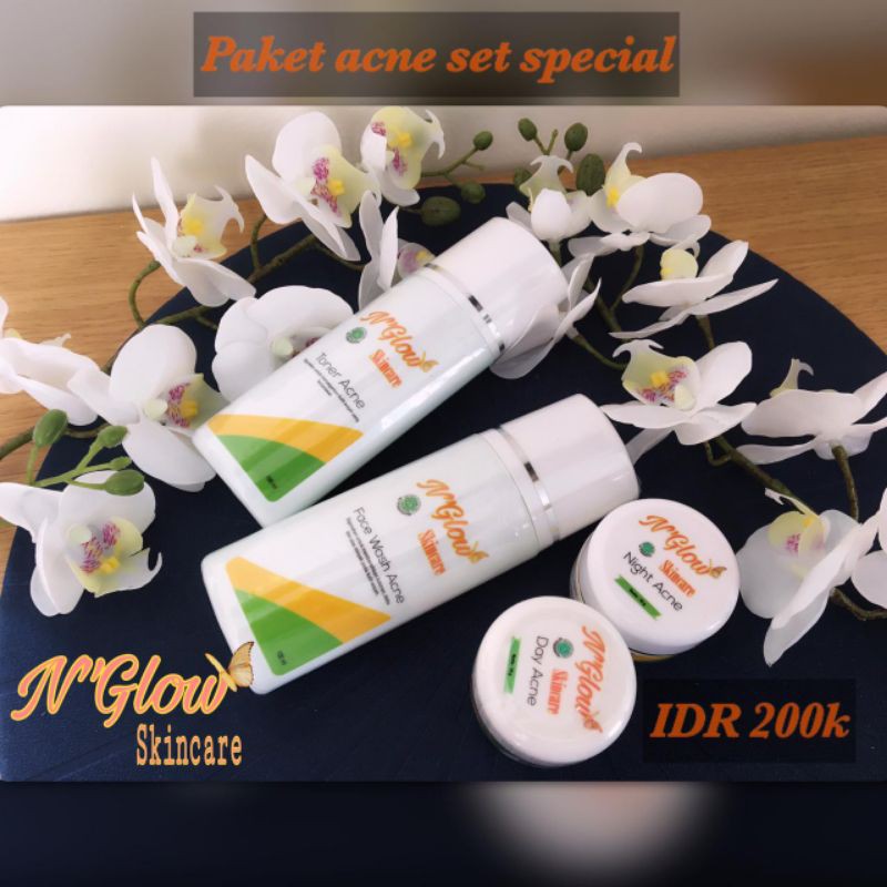 N Glow skincare acne