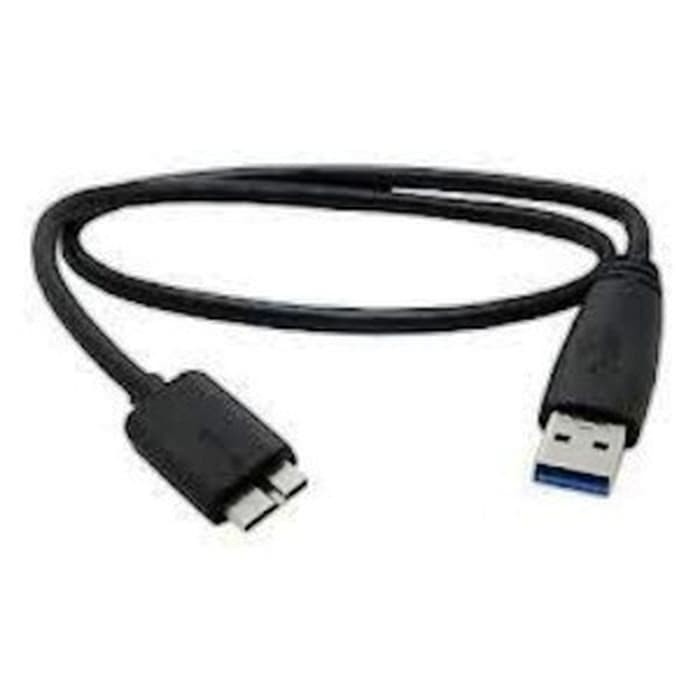 ORIGINAL kabel data external Hardisk Usb 3.0 To Micro B High Quality Warna Hitam