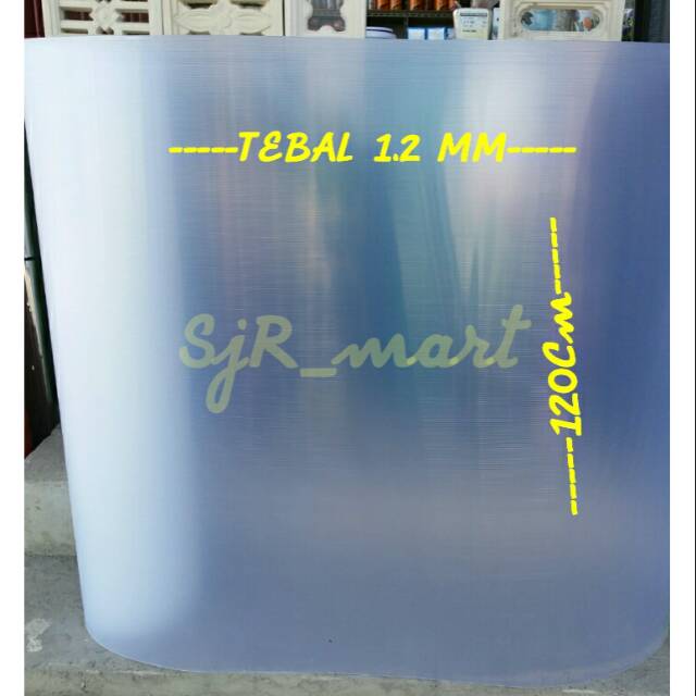 FIBER PAGAR TEBAL 1.2 Mili Tinggi 120 Cm PUTIH / Fiber Penutup Pagar Rumah