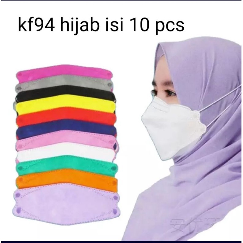 masker kf94 hijab / masker headloop kf94 hijab / masker evo kf94 hijab