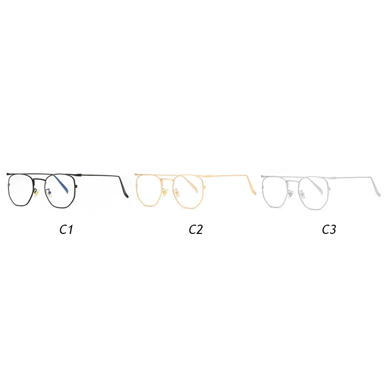 (YUZHU) COD Besi Frame Kacamata Anti Radiasi Wanita Square Small Kacamata Korean Gaya Eyeglasses