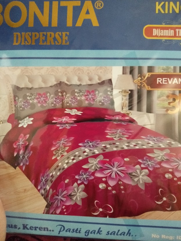 Sprei Bonita Corina , Clarisa ,nadine, Merpati 160x200 Dan 180x200