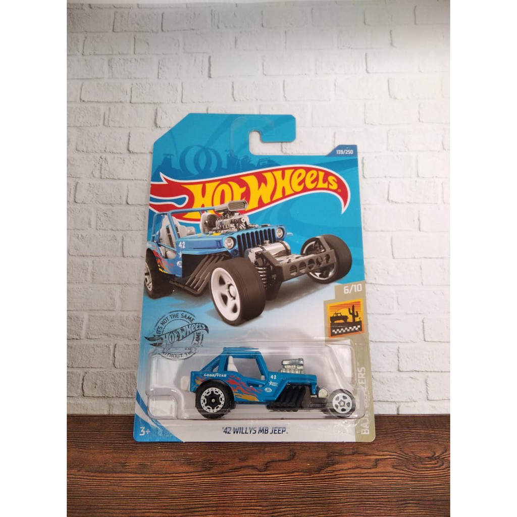 Hot Wheels 42 Willys MB Jeep BIRU HW Baja Blazers Hotwheels