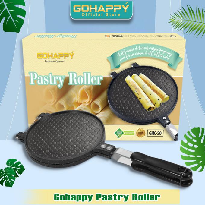 

Gohappy Pastry Roller Cetakan kue semprong gapik Marble nonstick GHC50