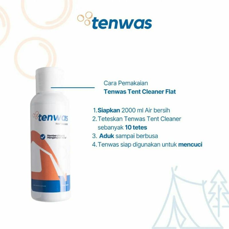 Tenwas Tent Cleaner Flat