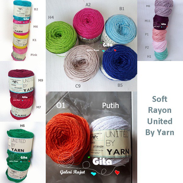 Benang Rajut Soft Rayon