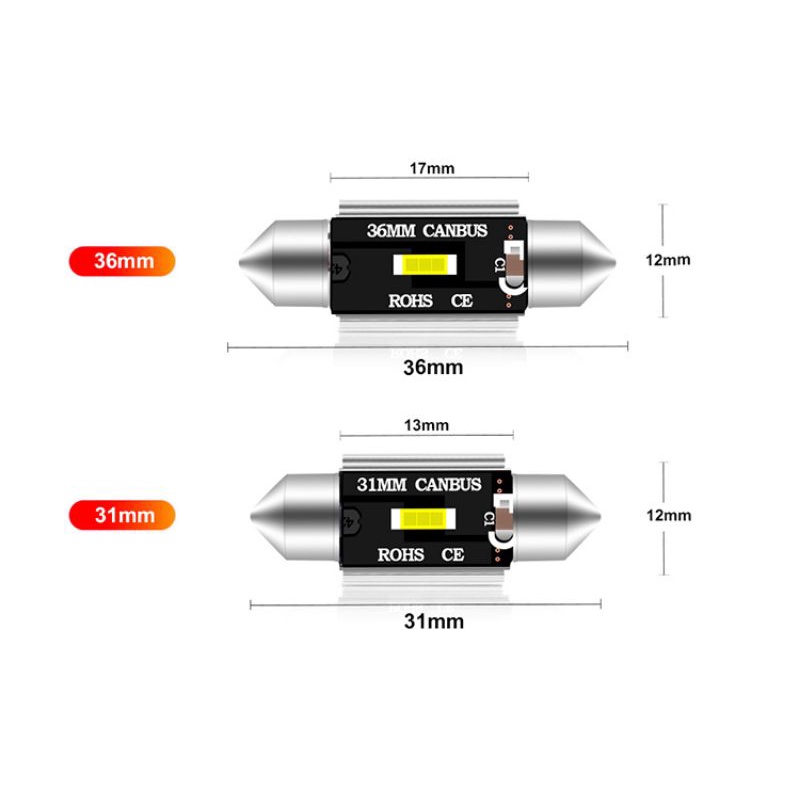 Lampu Kabin Plafon Bagasi festoon CSP Canbus