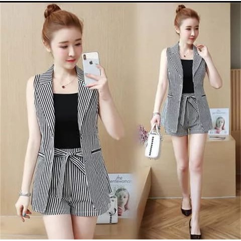 ST MILKA SALUR BAHAN KATUN STRIPE LD 100 PJ 73 PINGGANG 70-80 PJ CELANA 39