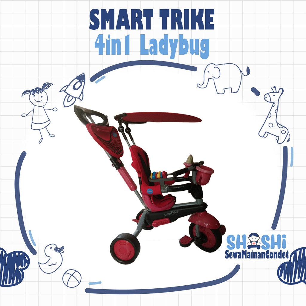 Sewa  Smart Trike 4in1 Ladybug