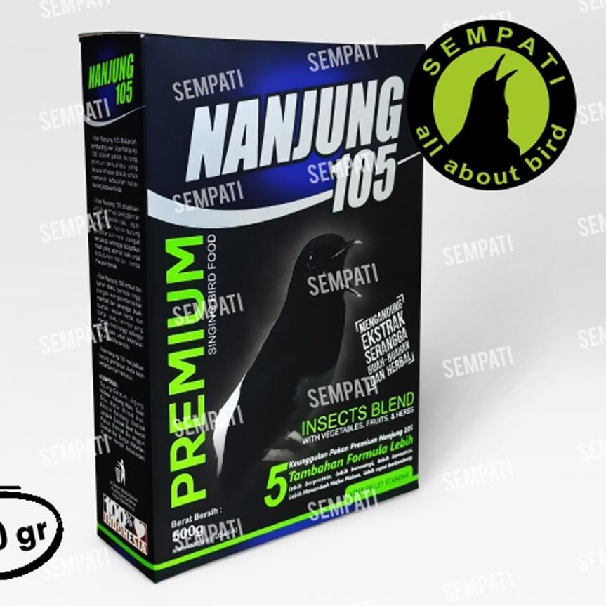 ۩ NANJUNG 105 VOER PELET EBOD JAYA PAKAN BURUNG JUARA LOMBA UNTUK MURAI KACER POKSAY CENDET ANIS ❊
