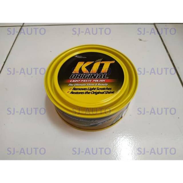 Kit original kaleng 225gram obat poles mobil penghilang goresan cat mobil