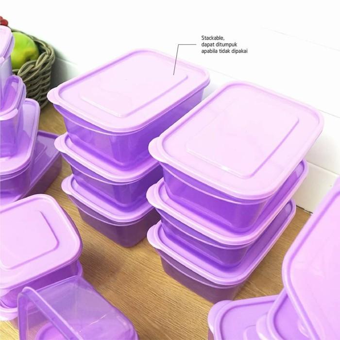 Food storage Tempat Penyimpanan wadah Makanan Bambang ISO set BIRU