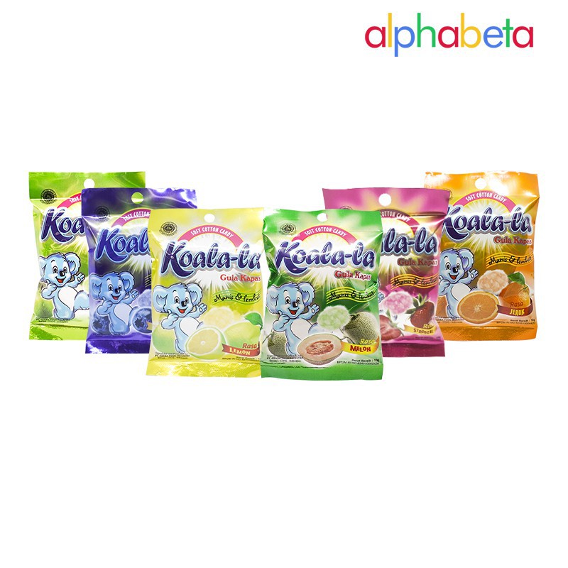 

Koala-la Soft Cotton Candy Gula Kapas Aneka Rasa - 10gr