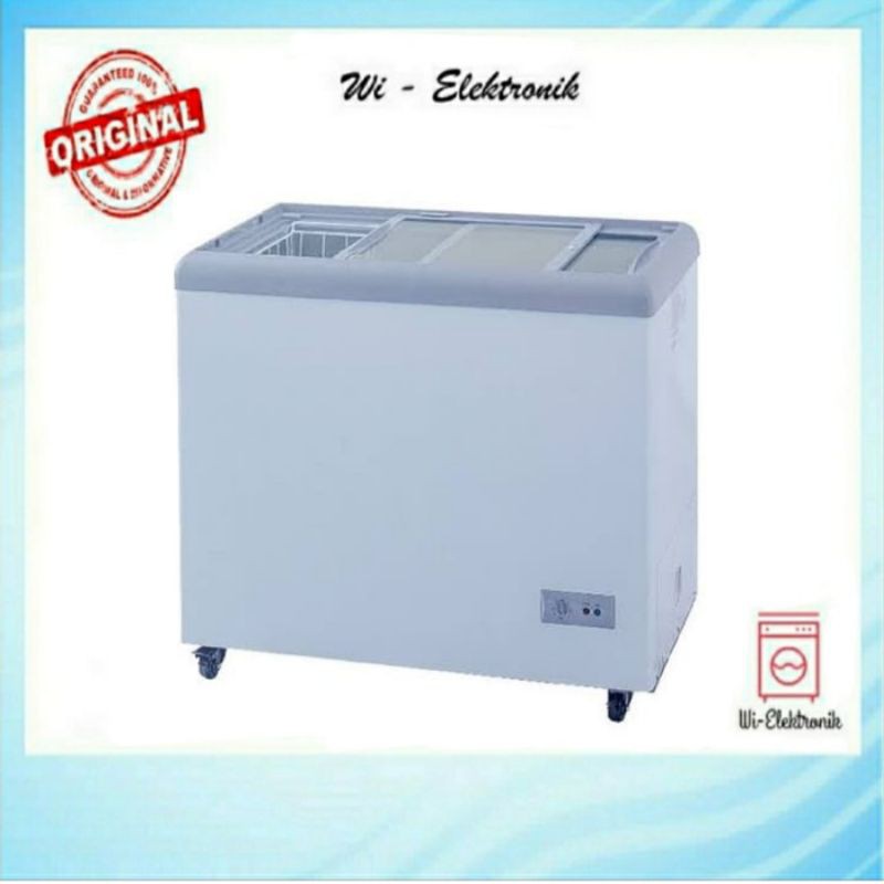 Sliding Flat Glass Freezer GEA SD-186 / Freezer Kaca GEA SD186 SD 186