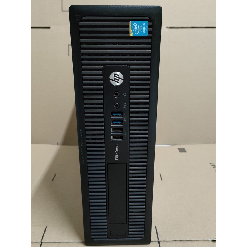 PC Dekstop Hp EliitDesk 800 G1 SSF Core i5 4570 Gen 4 Ram 4 GB HDD 500