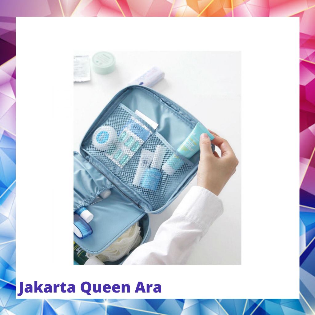 Cassiey Tas Travel Bag in Bag Organizer untuk Kosmetik Sabun - XZ-801