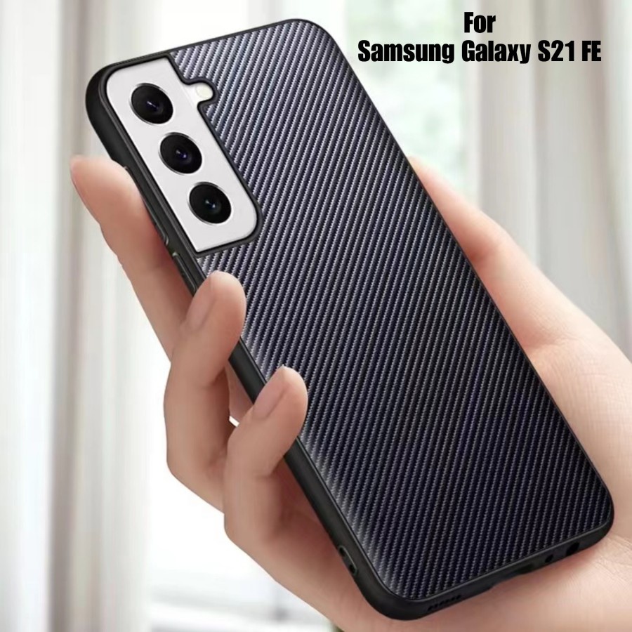 CARBON TEXTURED CASE SAMSUNG GALAXY S21FE / S21 FE HIGH GRADE