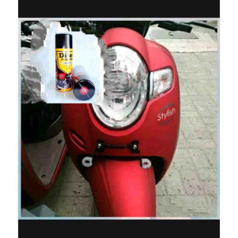 DITON PREMIUM Stylist Red Matt 9281 Merah doff dop Scoopy PCX