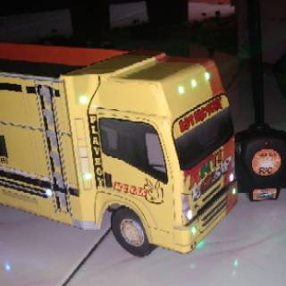 MINIATUR TRUK  ANTI GOSIP GIGA  VARIASI  RC FULL LAMPU 