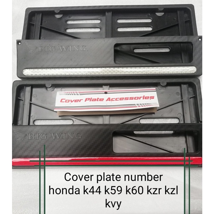 plat nomor motor big wing model ori honda