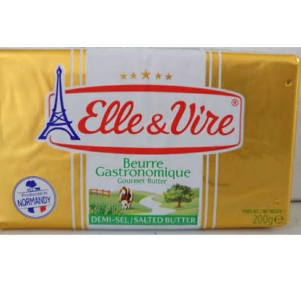 

(FREE ONGKIR) Elle & Vire Salted & Unsalted Butter 200Gr Ed 07 2021