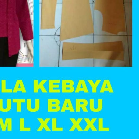 ✩ pola kebaya kutu baru ❊