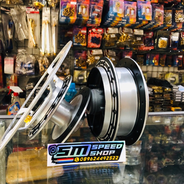 Tromol kharisma bubut halus depan & belakang plus piringan cekung coak