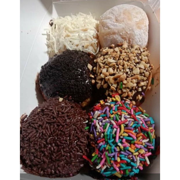 

Donat toping isi 6pcs