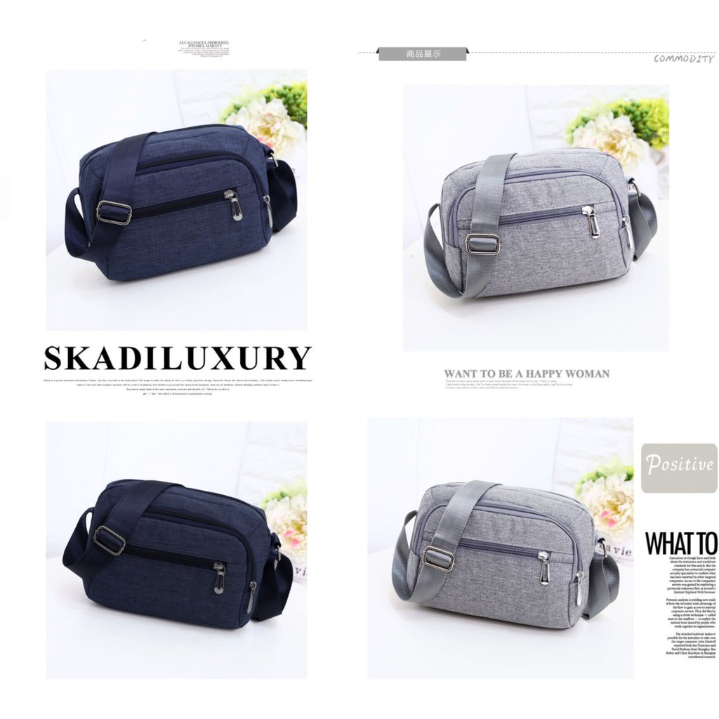 Tas Selempang Cewek Denim M587