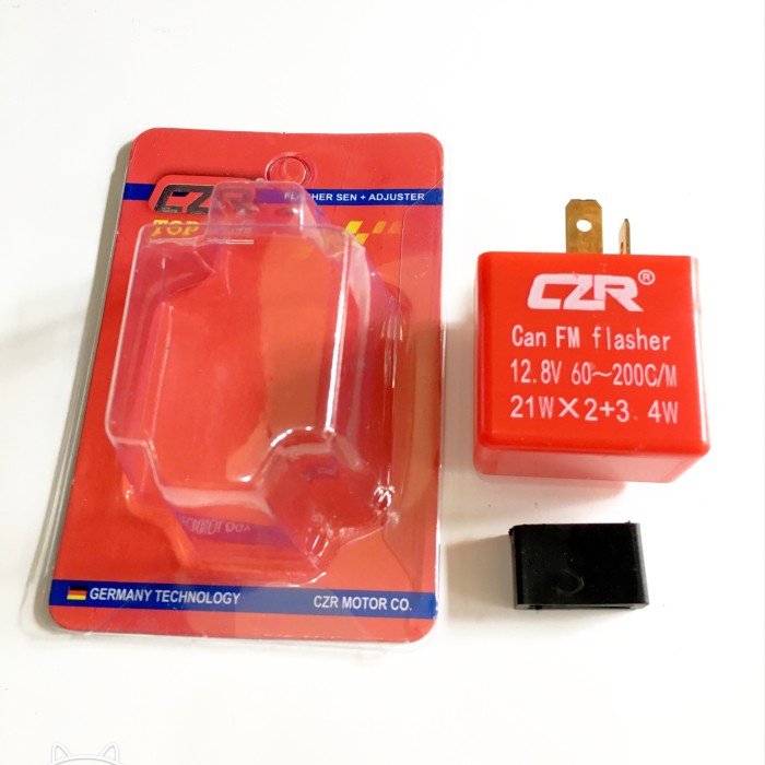 FLASHER SEN CR7/RELAY LAMPU SEN LED CR7 UNIVERSAL - MERK CZR