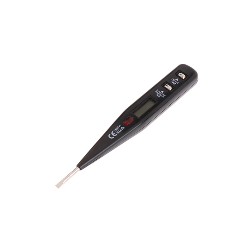 Mary Pen Tester Detektor Tegangan Listrik Digital AC DC 12-250V