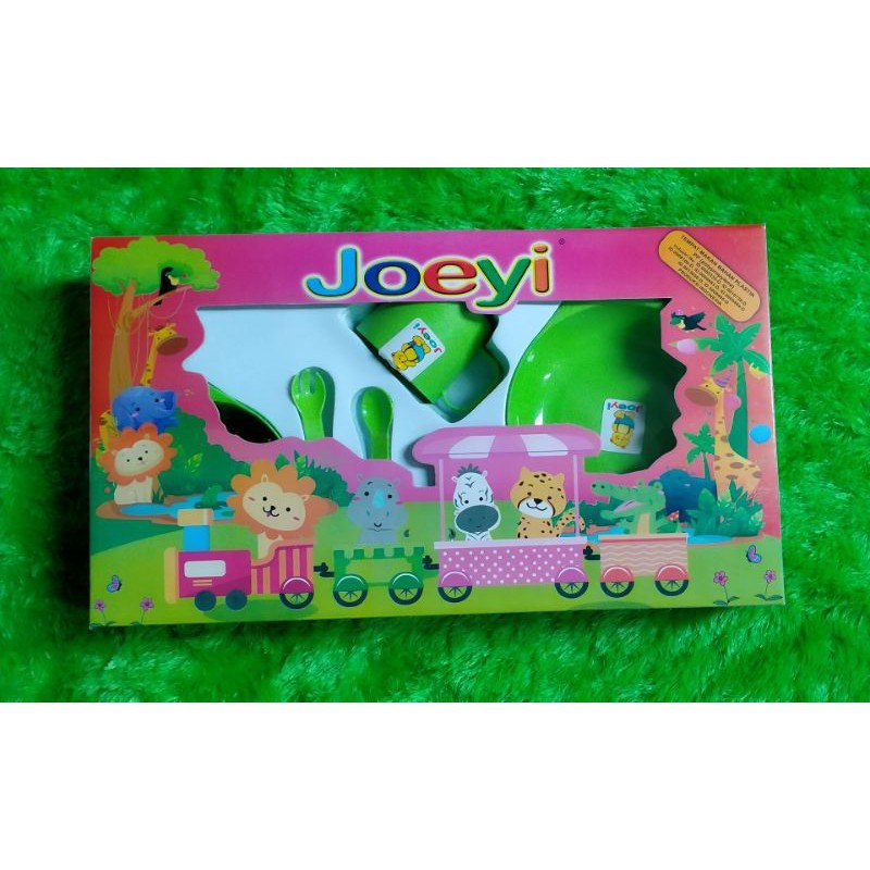 Promo !! TEMPAT MAKAN BAYI JOEYI 6IN1 - FEEDING SET UKURAN MEDIUM